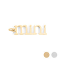 18K Gold PVD Stainless Steel Mini Charm