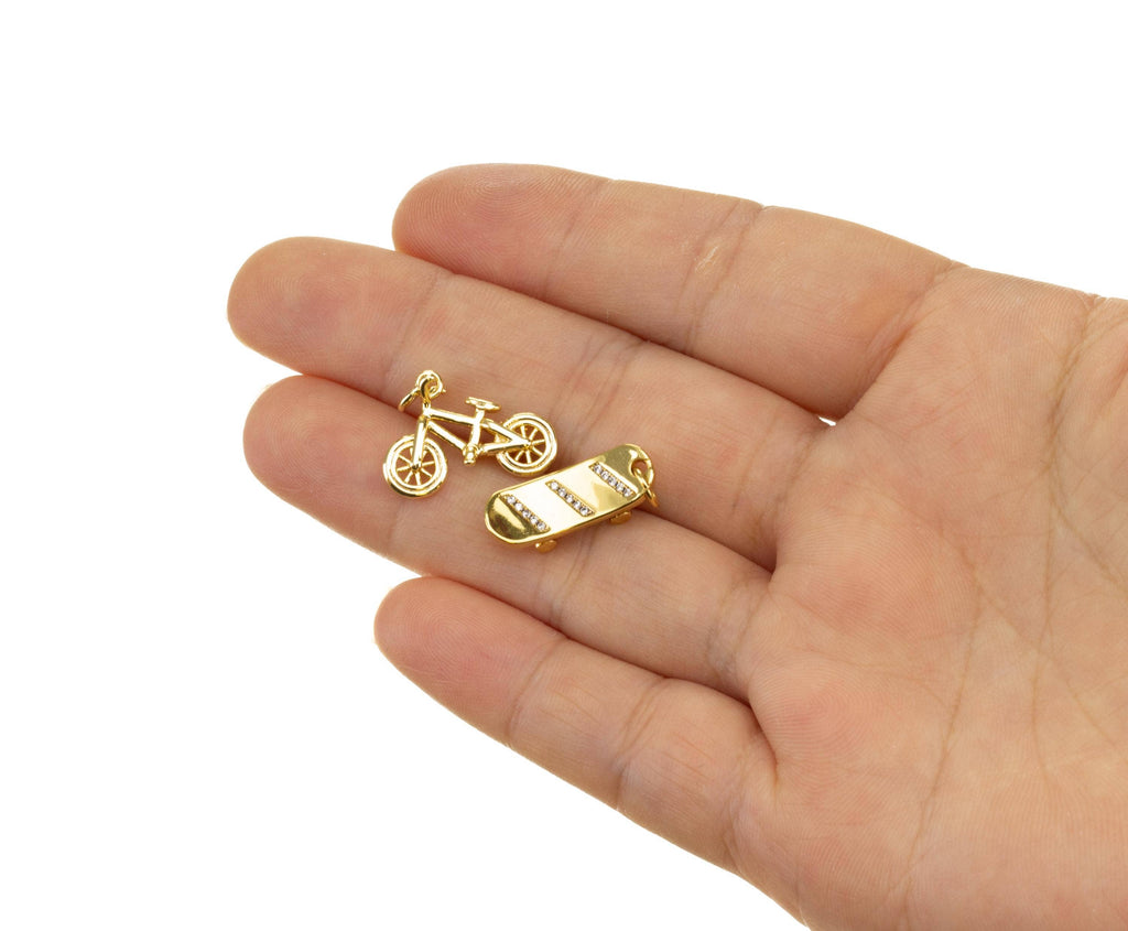 Bicycle & Skateboard Charms