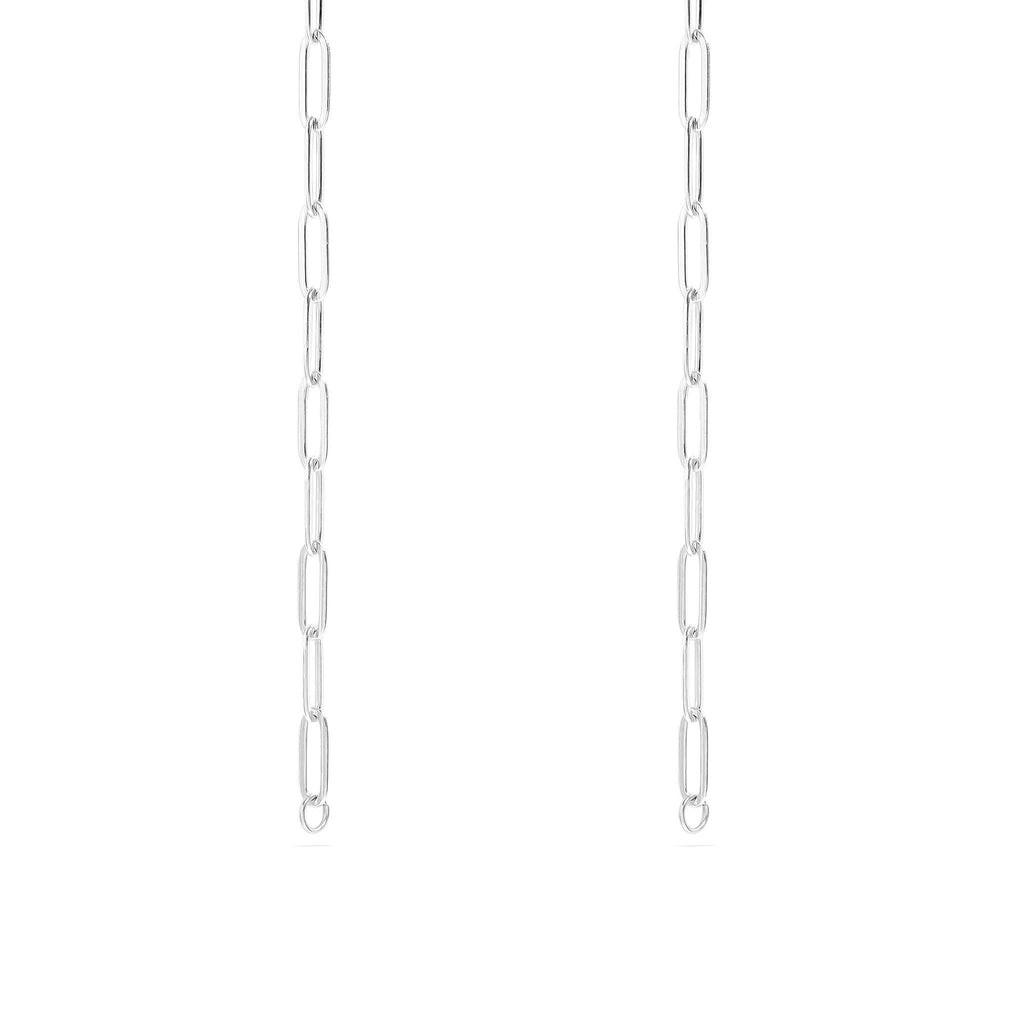 Stainless Steel Paper Clip Split Chain