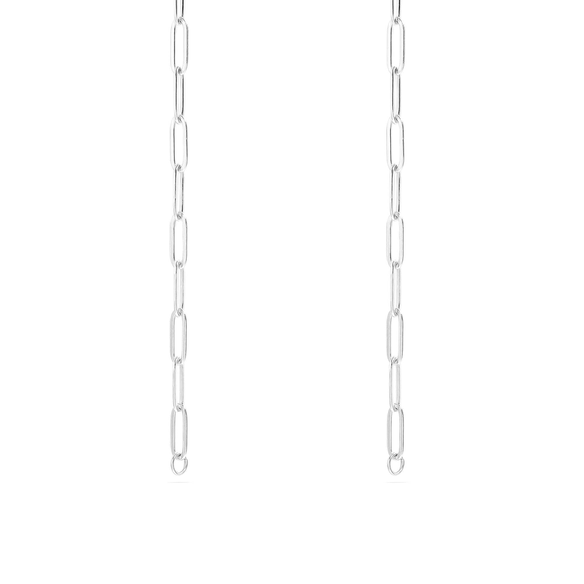 Stainless Steel Paper Clip Split Chain