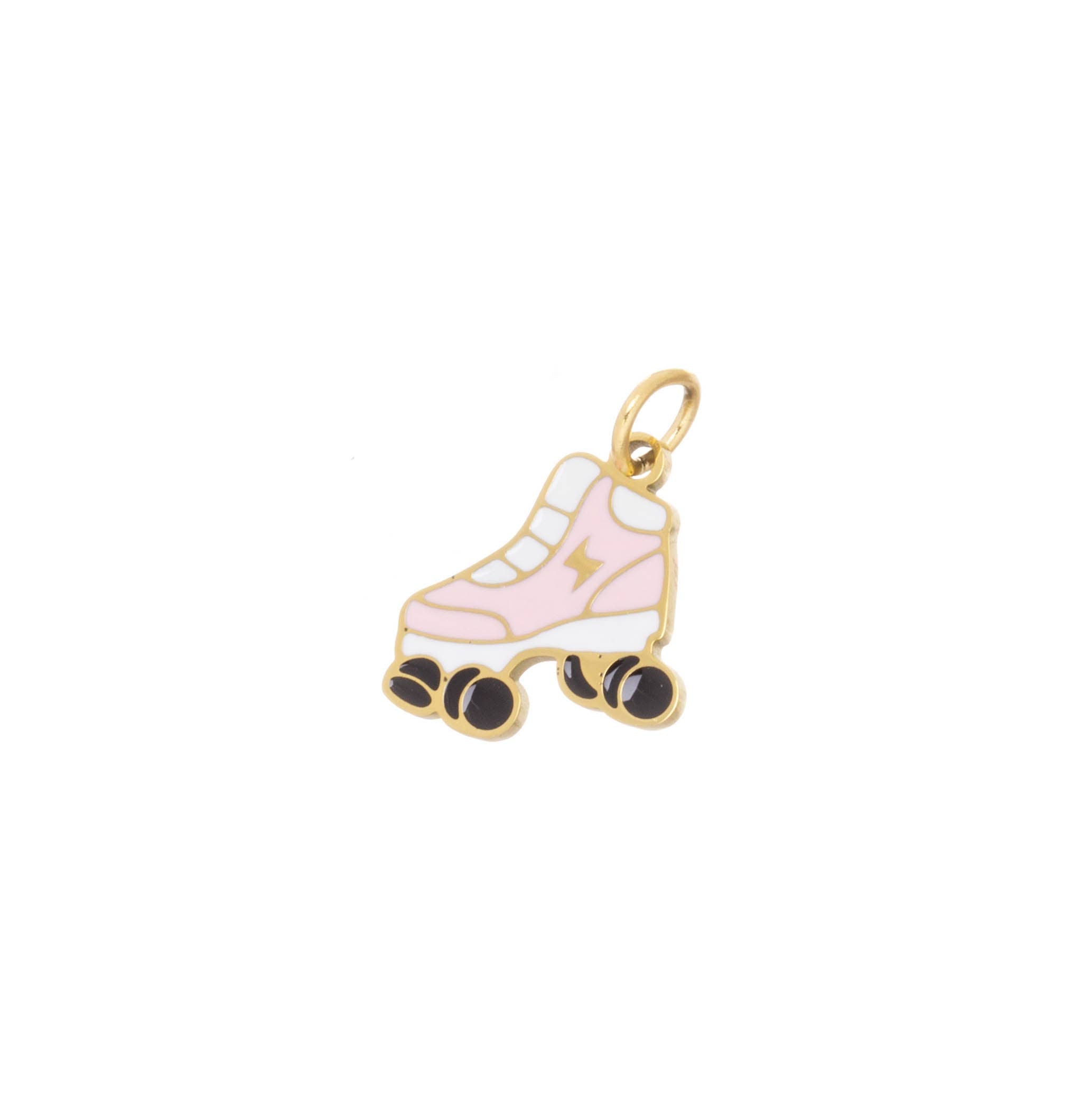 Pink Roller Skate Charm