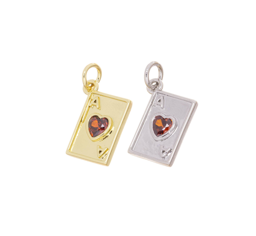 Ace of Hearts Charm
