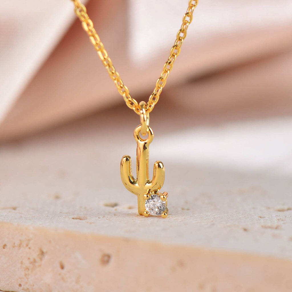 Gold Cactus Charm