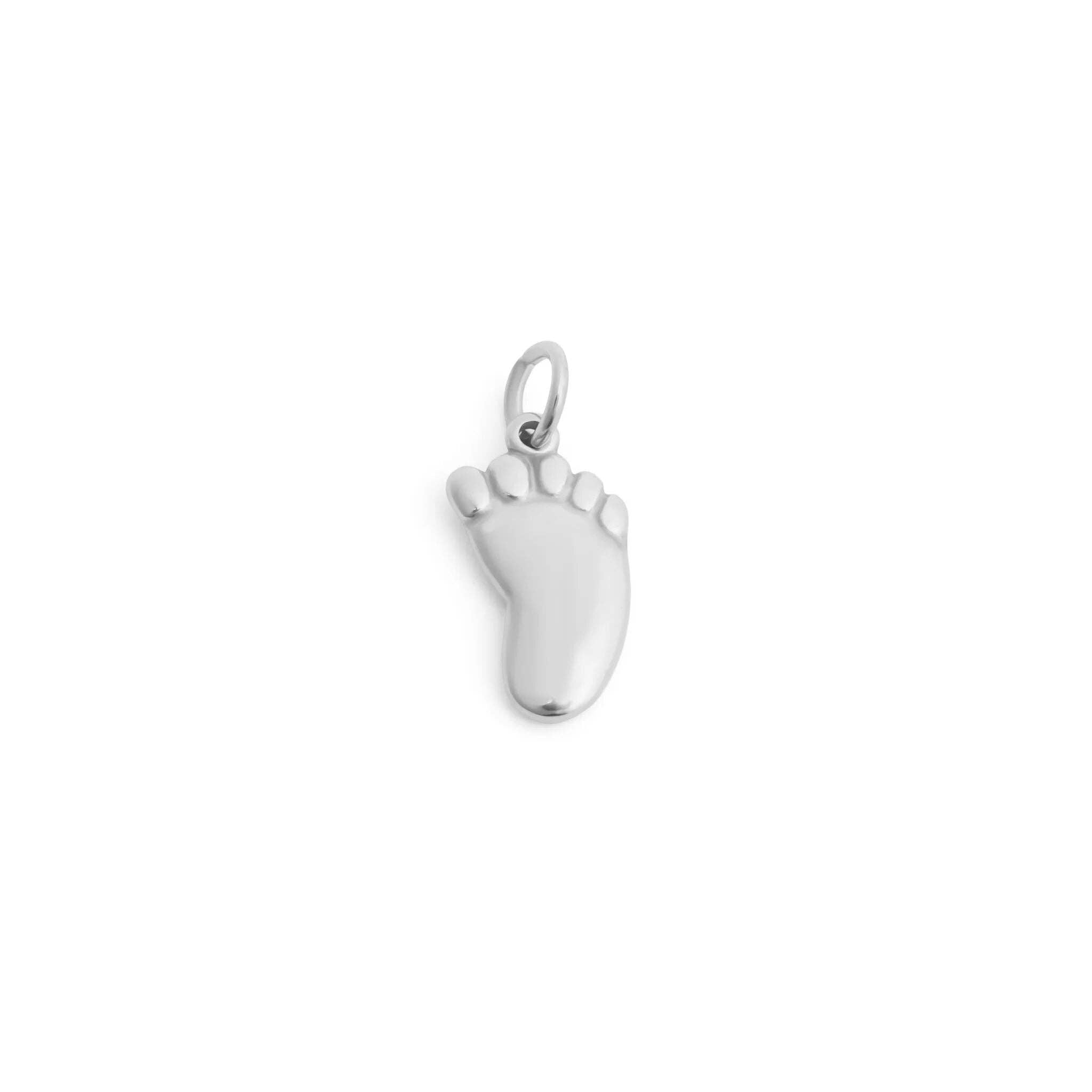 18K Gold PVD Stainless Steel Baby Foot Charm
