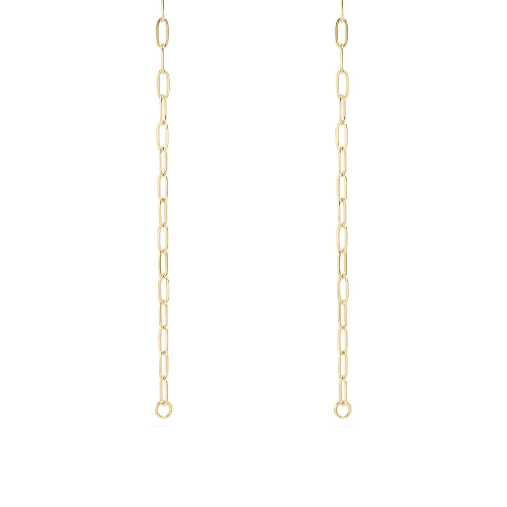 18K Gold PVD Paperclip Connector Chain Necklace