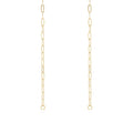 18K Gold PVD Paperclip Connector Chain Necklace