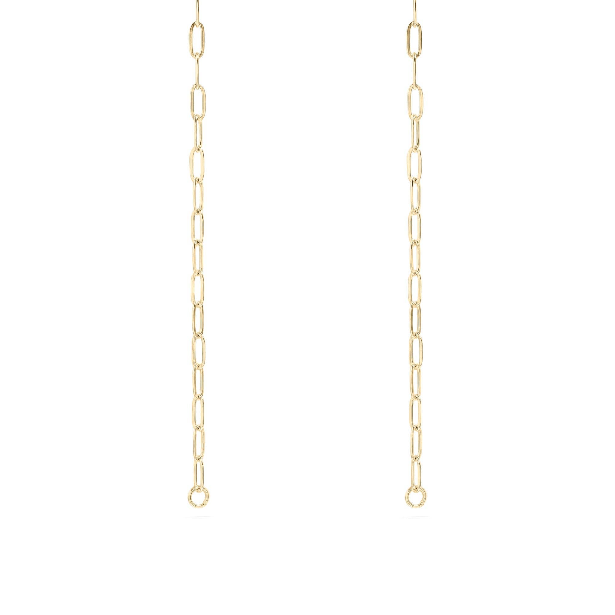 18K Gold PVD Paperclip Connector Chain Necklace