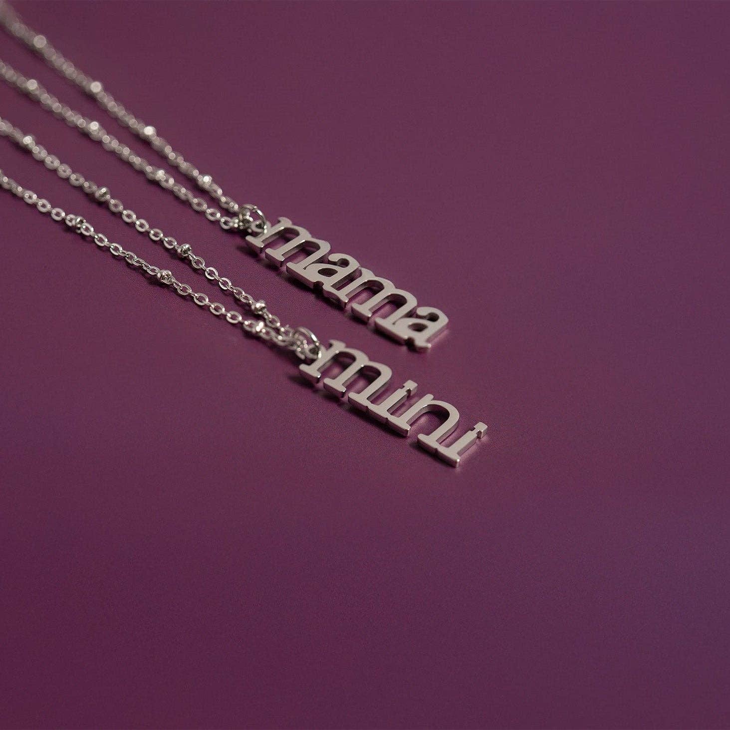 18K Gold PVD Stainless Steel Mama Charm