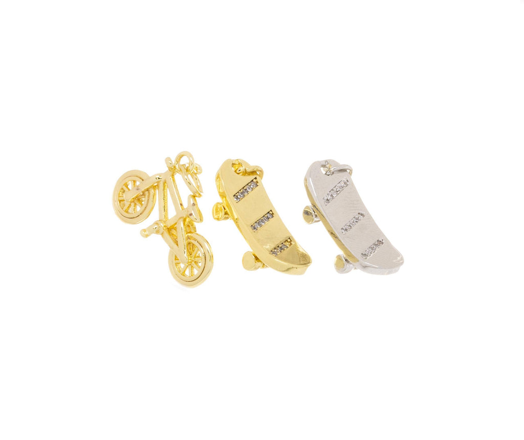 Bicycle & Skateboard Charms