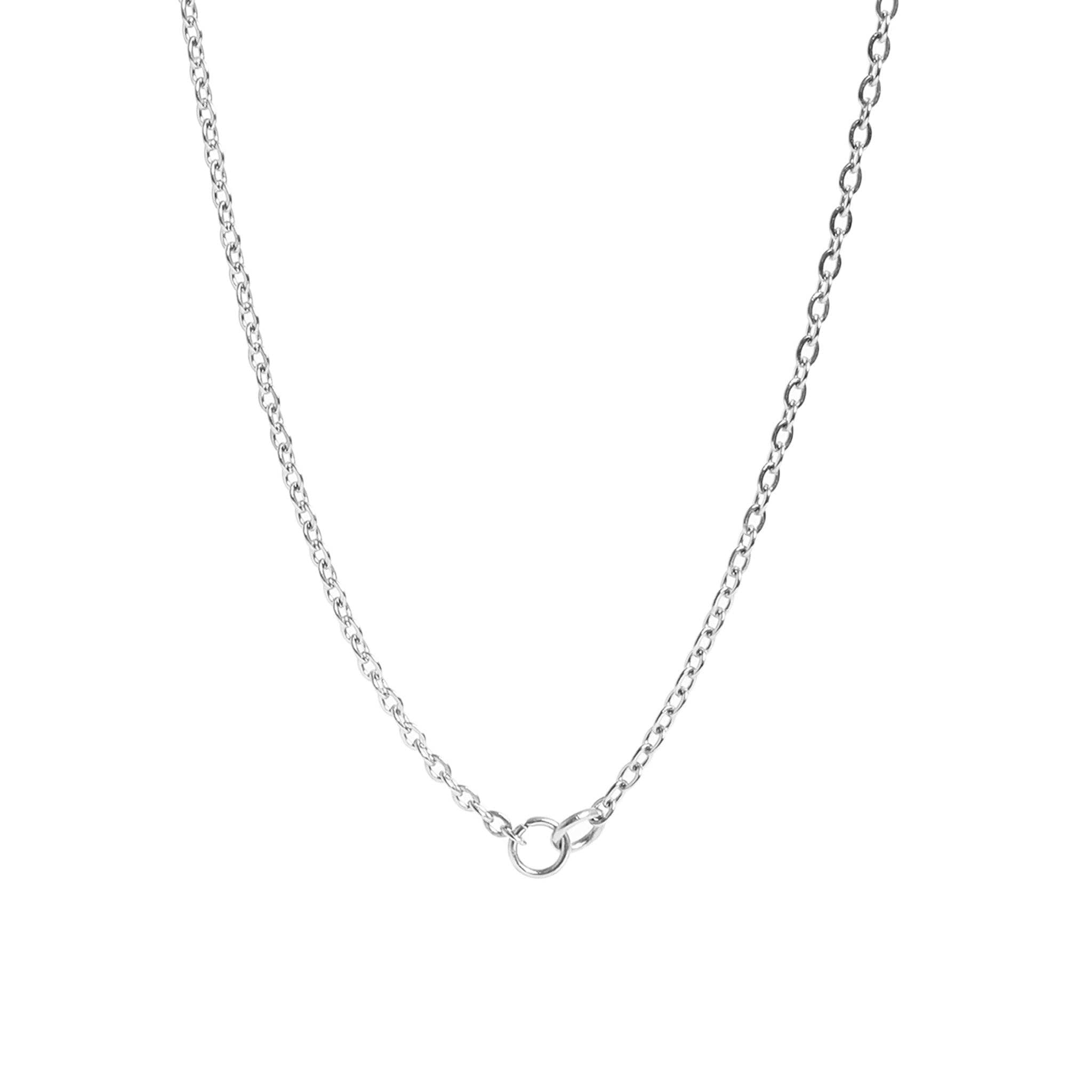 18K Gold PVD Stainless Steel Loop Connector Chain Necklace