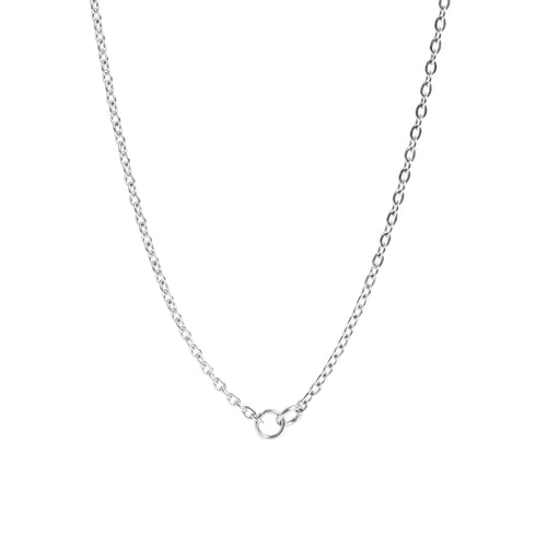 18K Gold PVD Stainless Steel Loop Connector Chain Necklace
