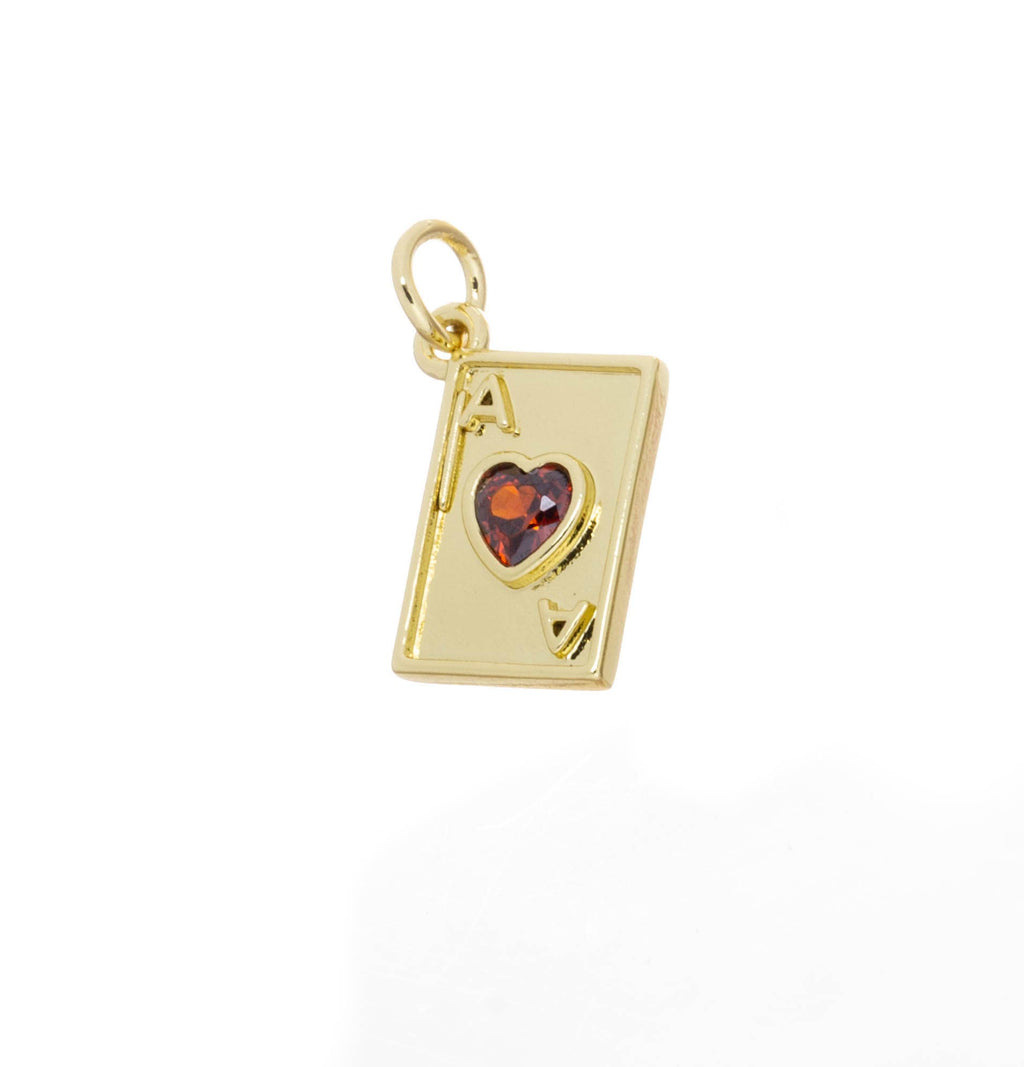 Ace of Hearts Charm