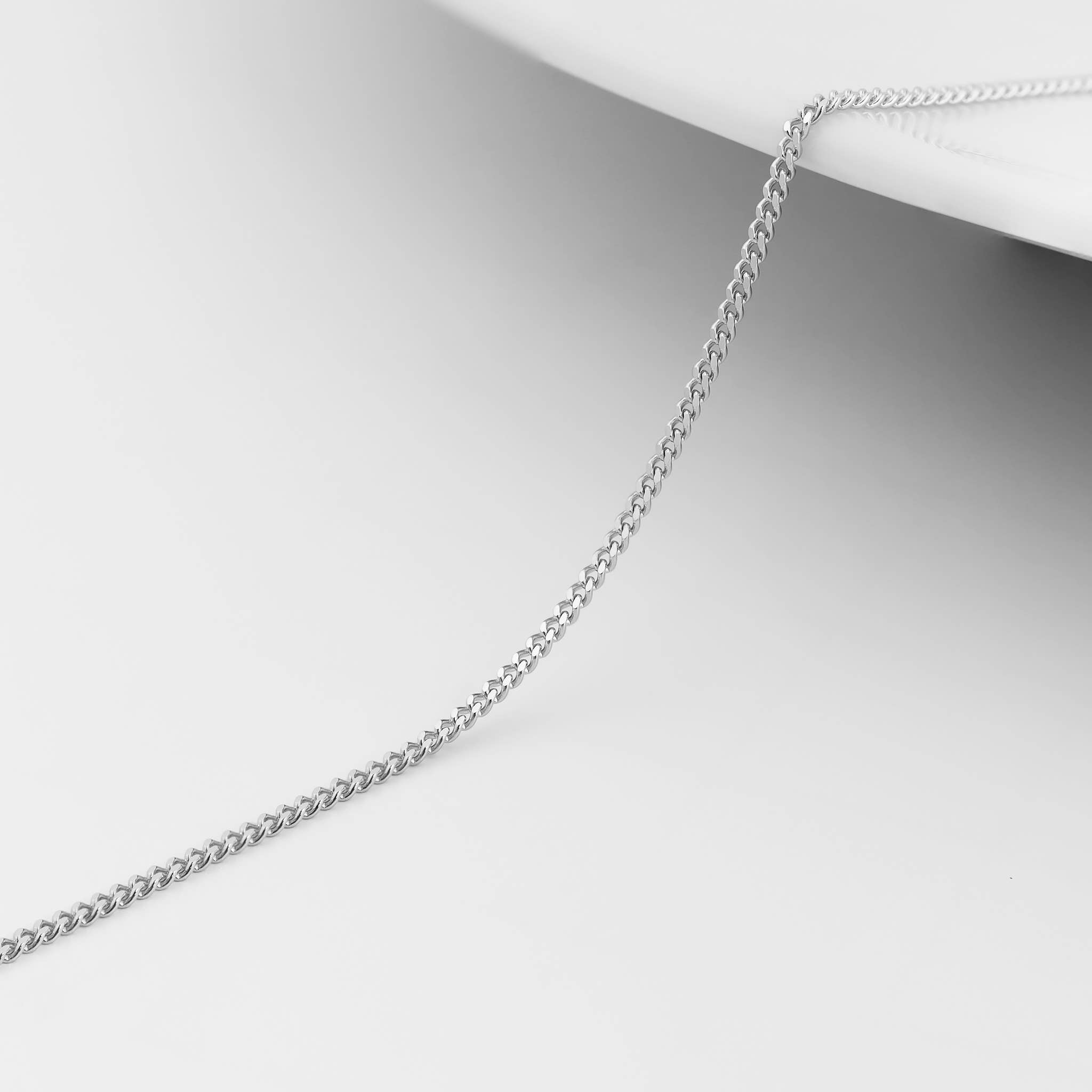Stainless Steel Curb Chain Necklace