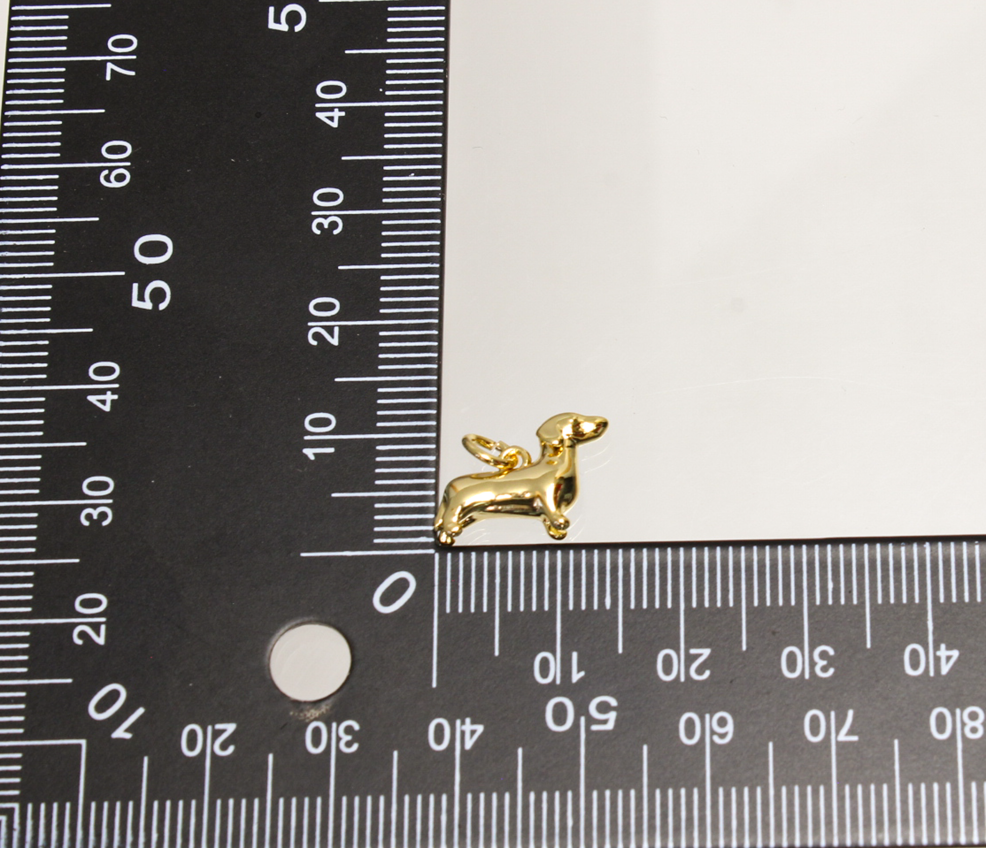 Dachshund Dog Charm | Gold & Silver | Dog Lover Jewelry