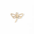 18K Gold PVD Stainless Steel Dainty Dragonfly Charm