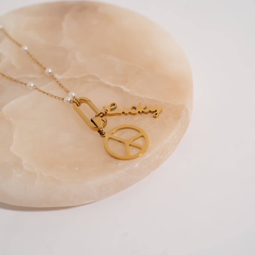 18K Gold PVD Stainless Steel Lucky Charm