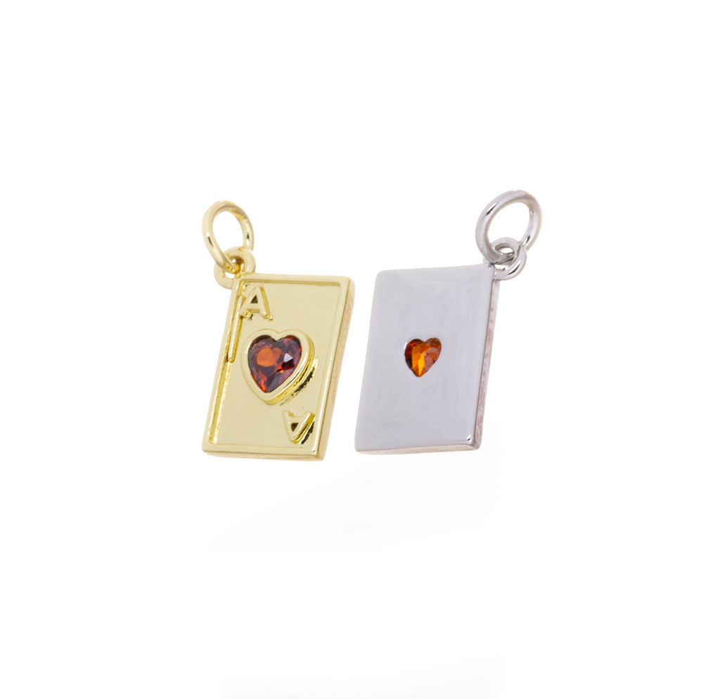 Ace of Hearts Charm