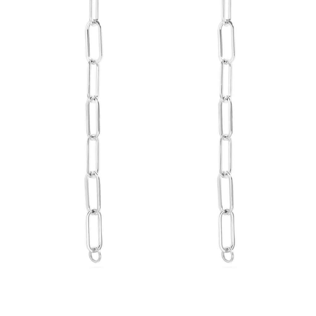 Stainless Steel Paper Clip Split Chain