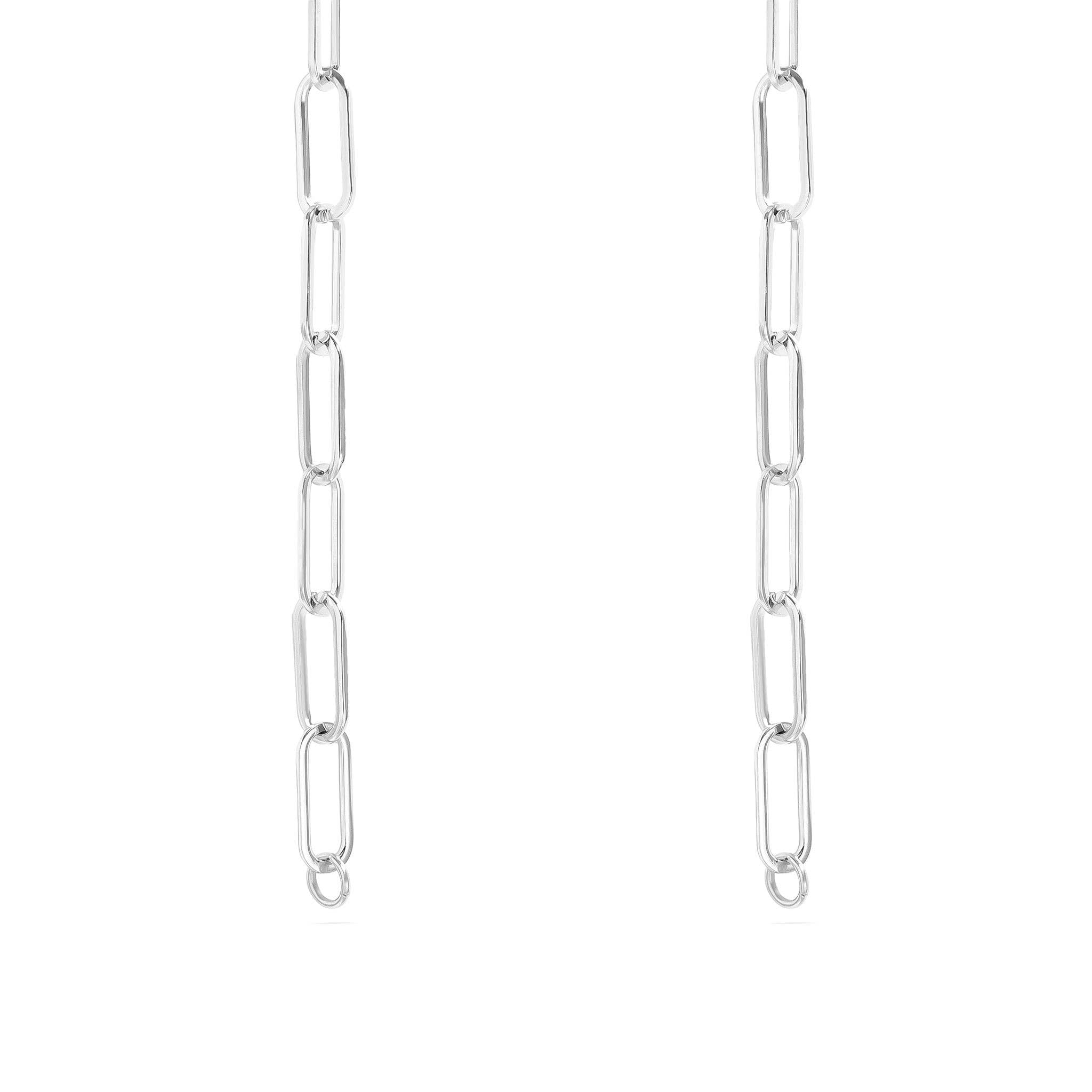 Stainless Steel Paper Clip Split Chain