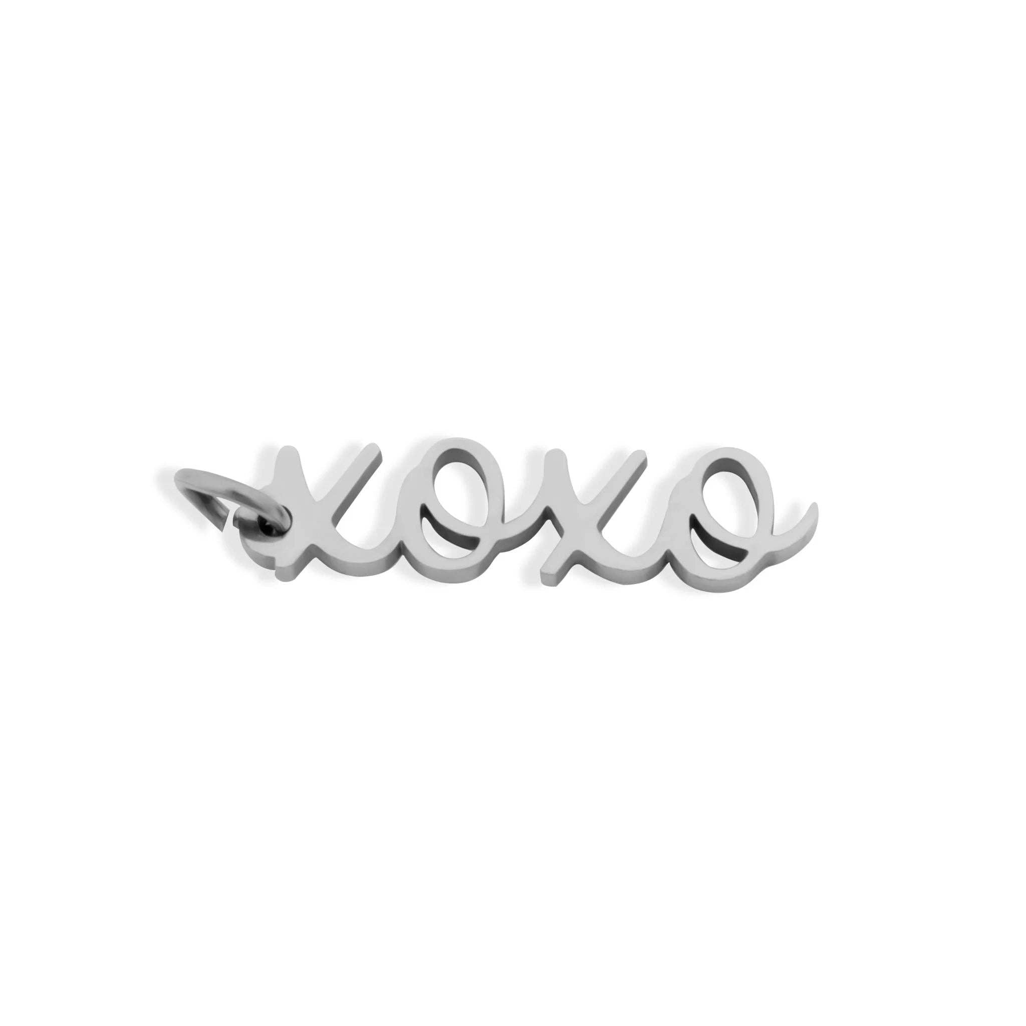 18K Gold PVD Stainless Steel XOXO Charm
