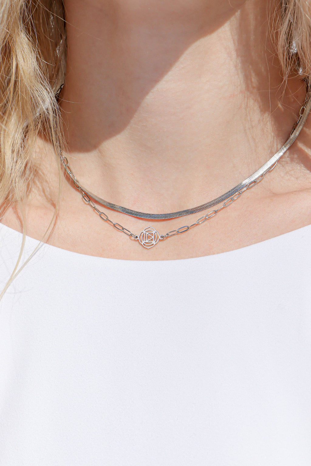 Stainless Steel Paper Clip Split Chain
