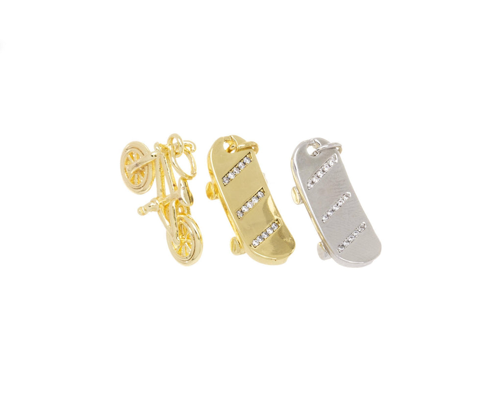 Bicycle & Skateboard Charms