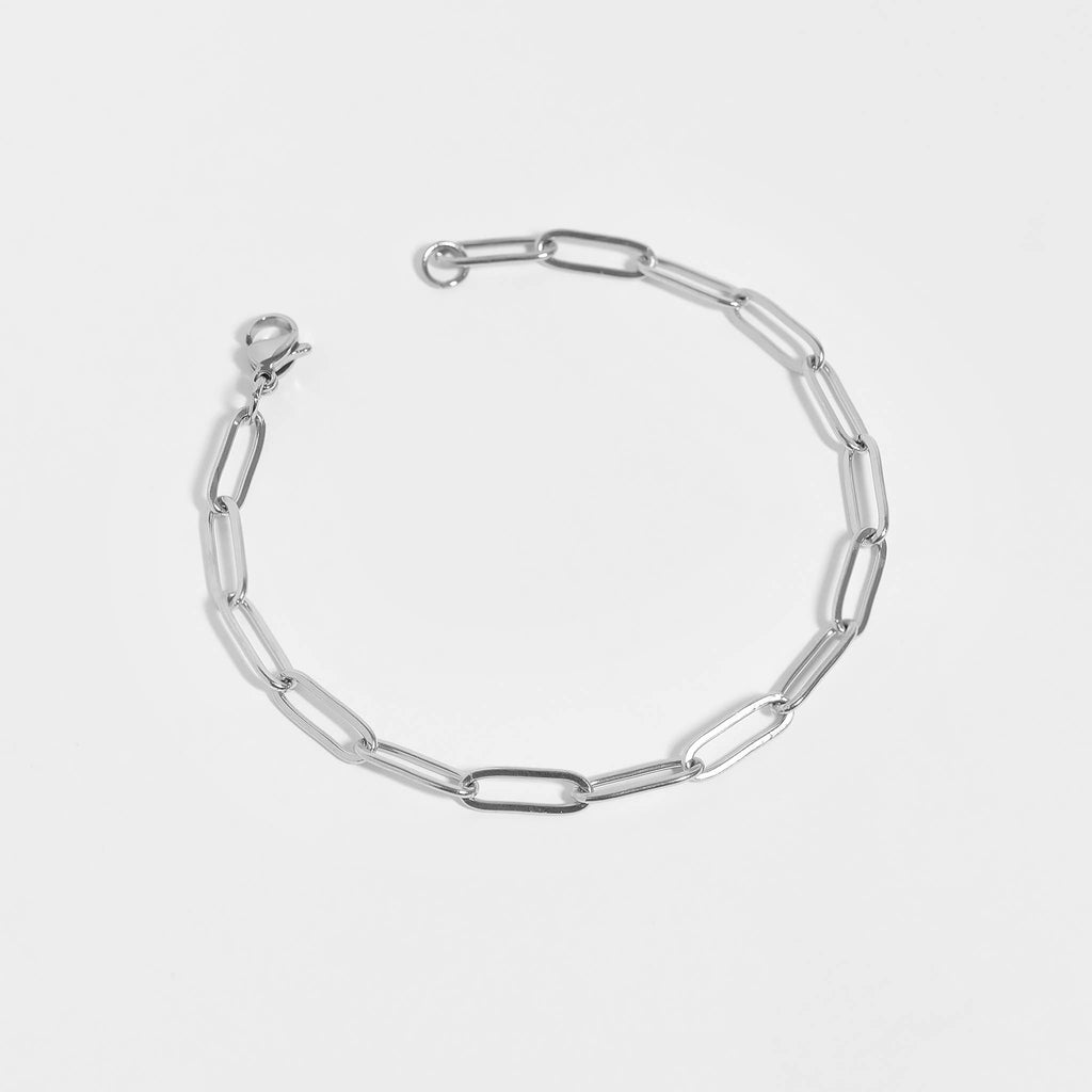 18K Gold PVD Paperclip Chain Anklet