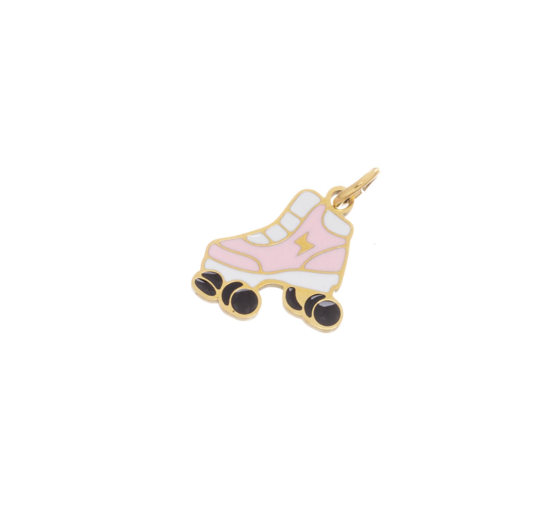 Pink Roller Skate Charm