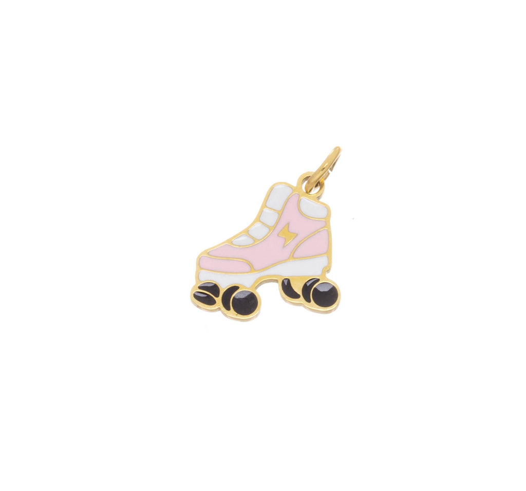 Pink Roller Skate Charm