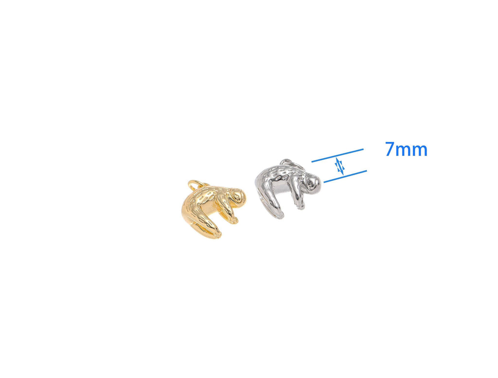 Dainty Sloth Charm | Gold & Silver | Good Luck Jewelry