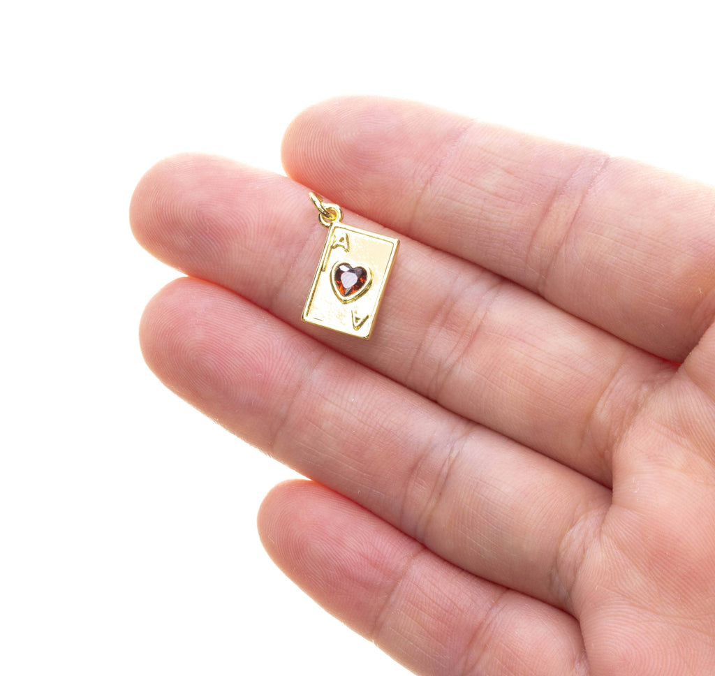 Ace of Hearts Charm