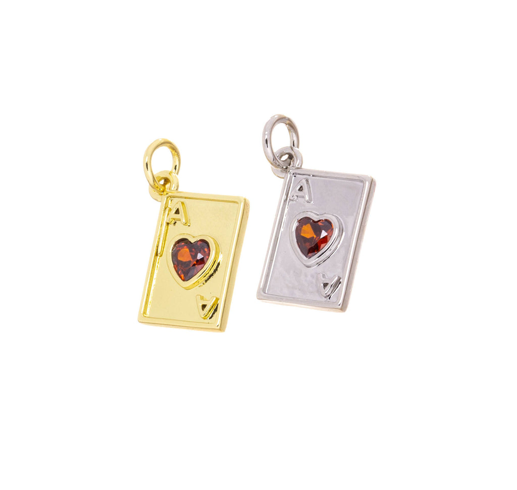 Ace of Hearts Charm