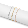 18K Gold PVD Paperclip Chain Anklet