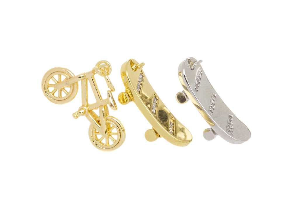 Bicycle & Skateboard Charms
