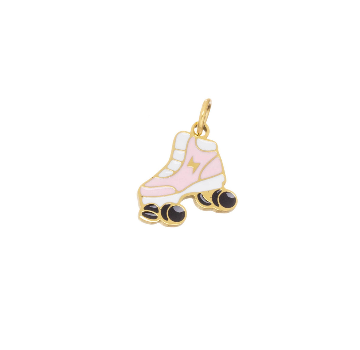 Pink Roller Skate Charm