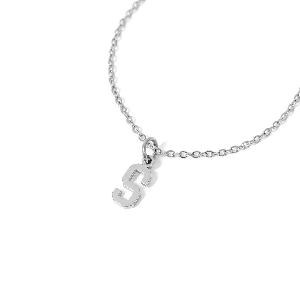 Stainless Steel Small Sport Letter Pendants