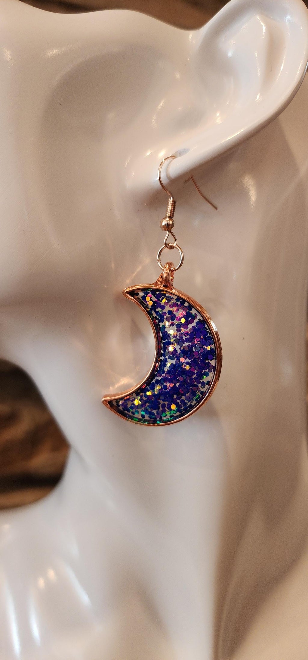 Blue Moon Dangle Earrings