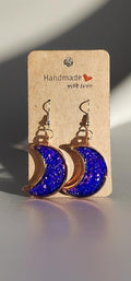 Blue Moon Dangle Earrings