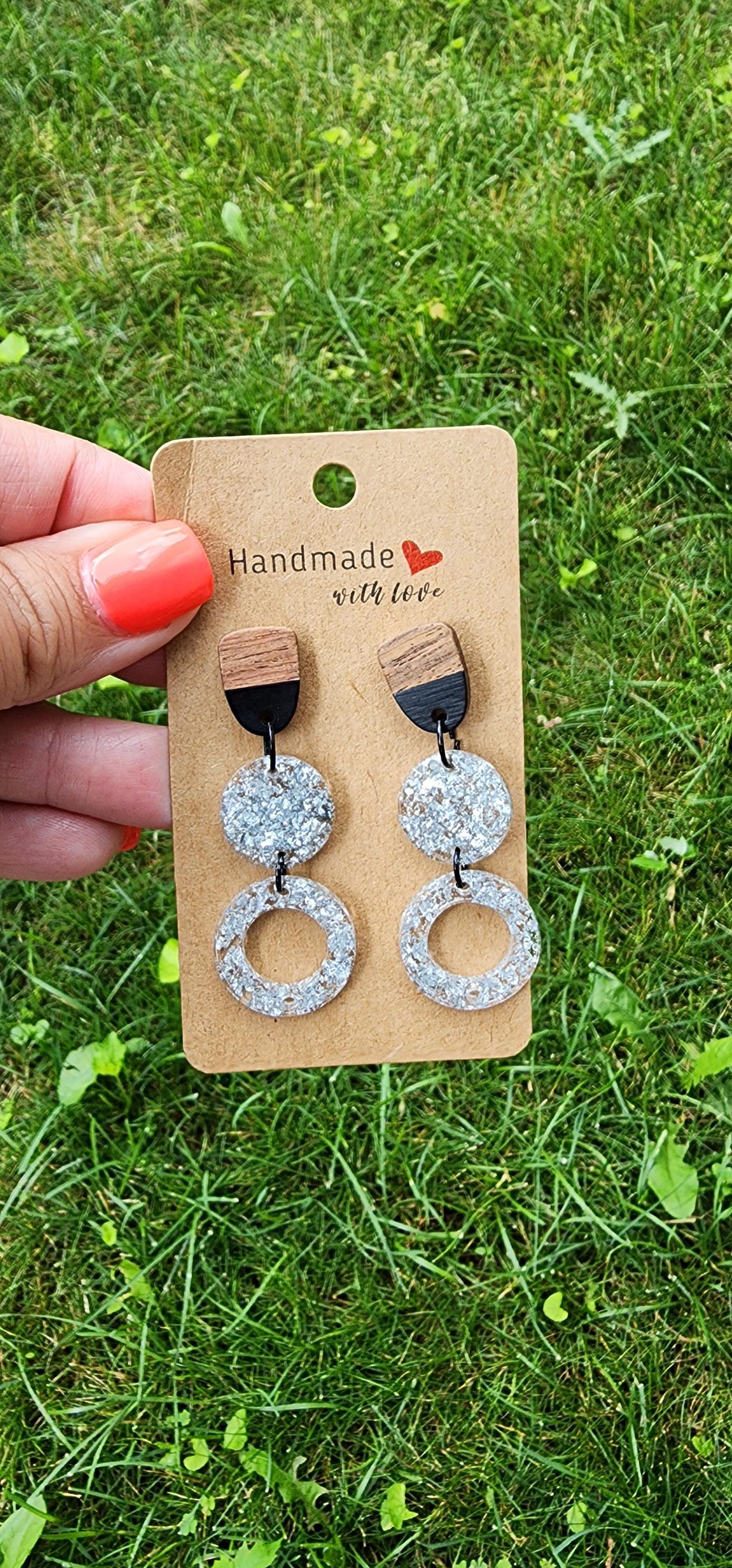 Silver Drop Earrings
