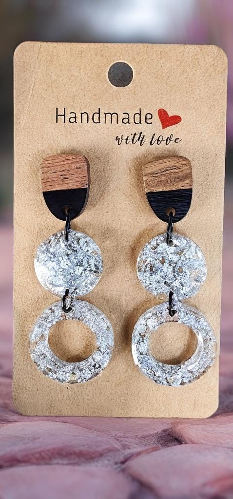Silver Drop Earrings