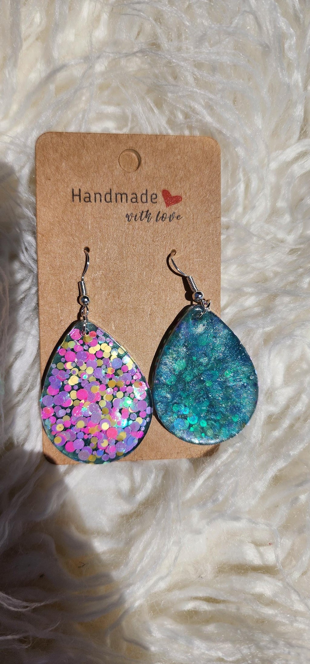 Confetti Teardrop Earrings