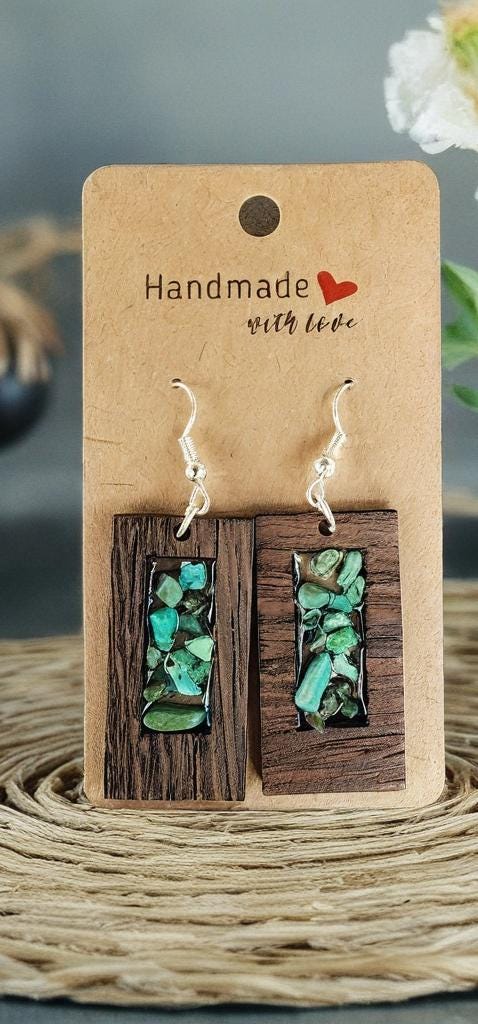 Turquoise Western Earrings