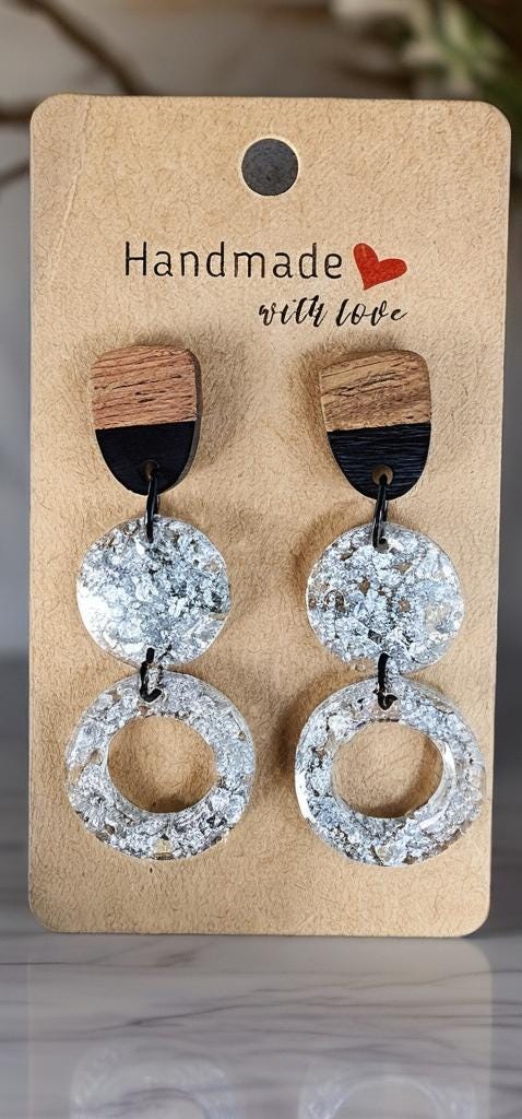 Silver Drop Earrings