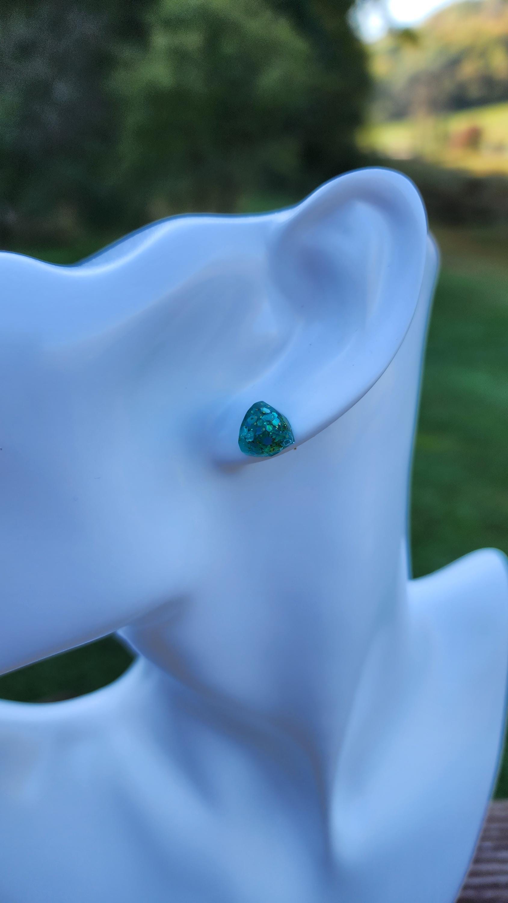 Turquoise Gem Earrings