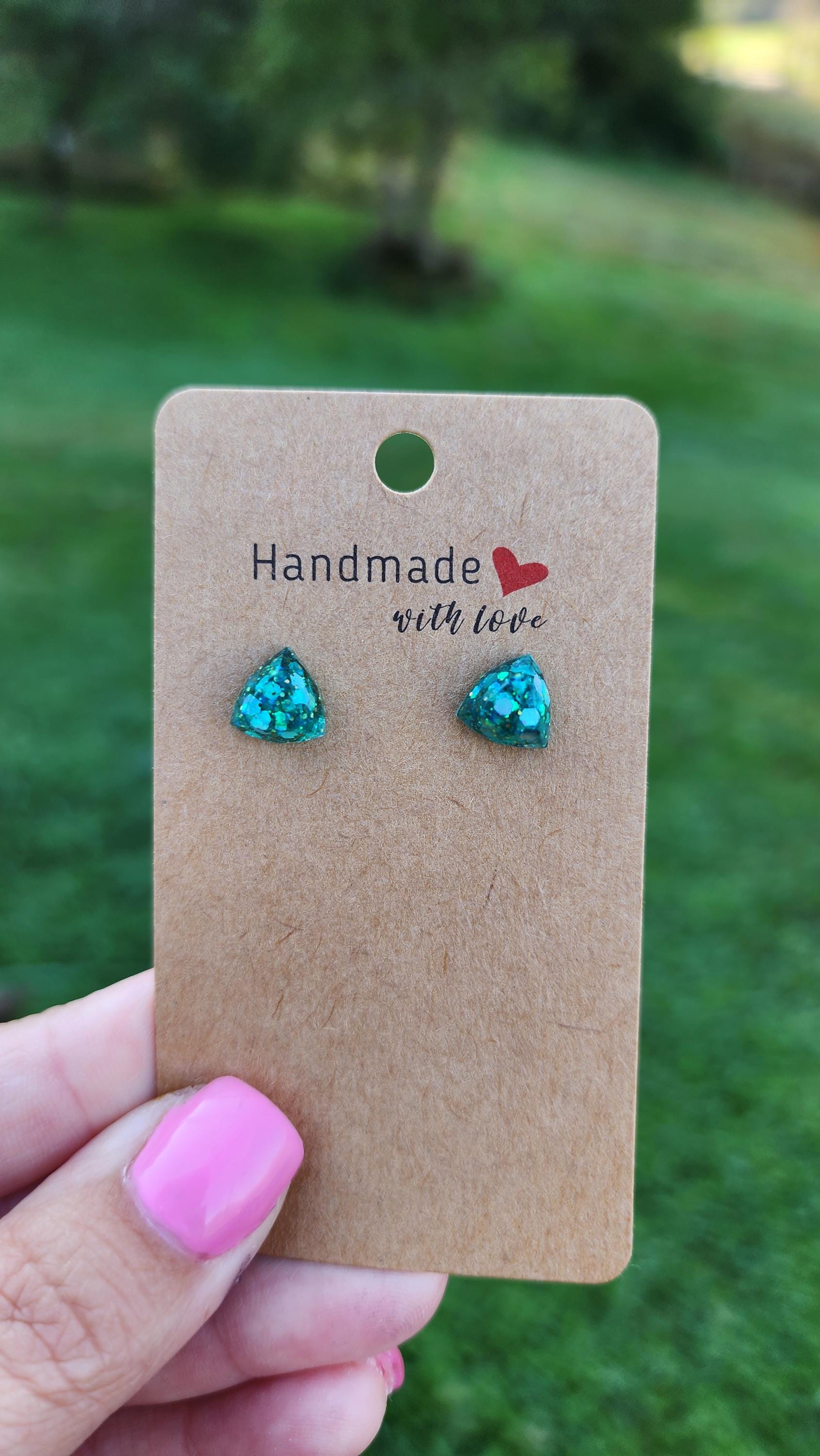 Turquoise Gem Earrings