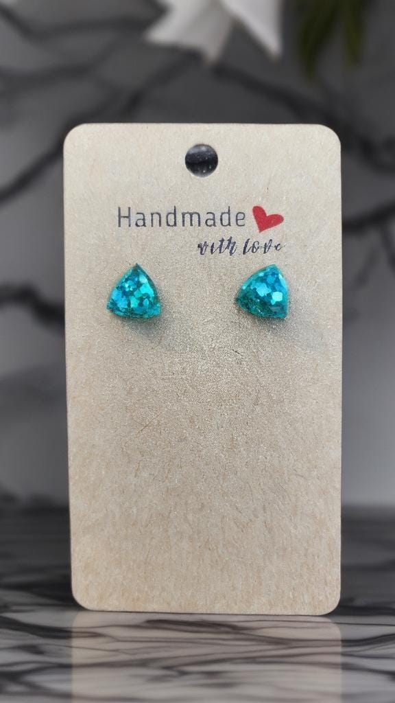 Turquoise Gem Earrings