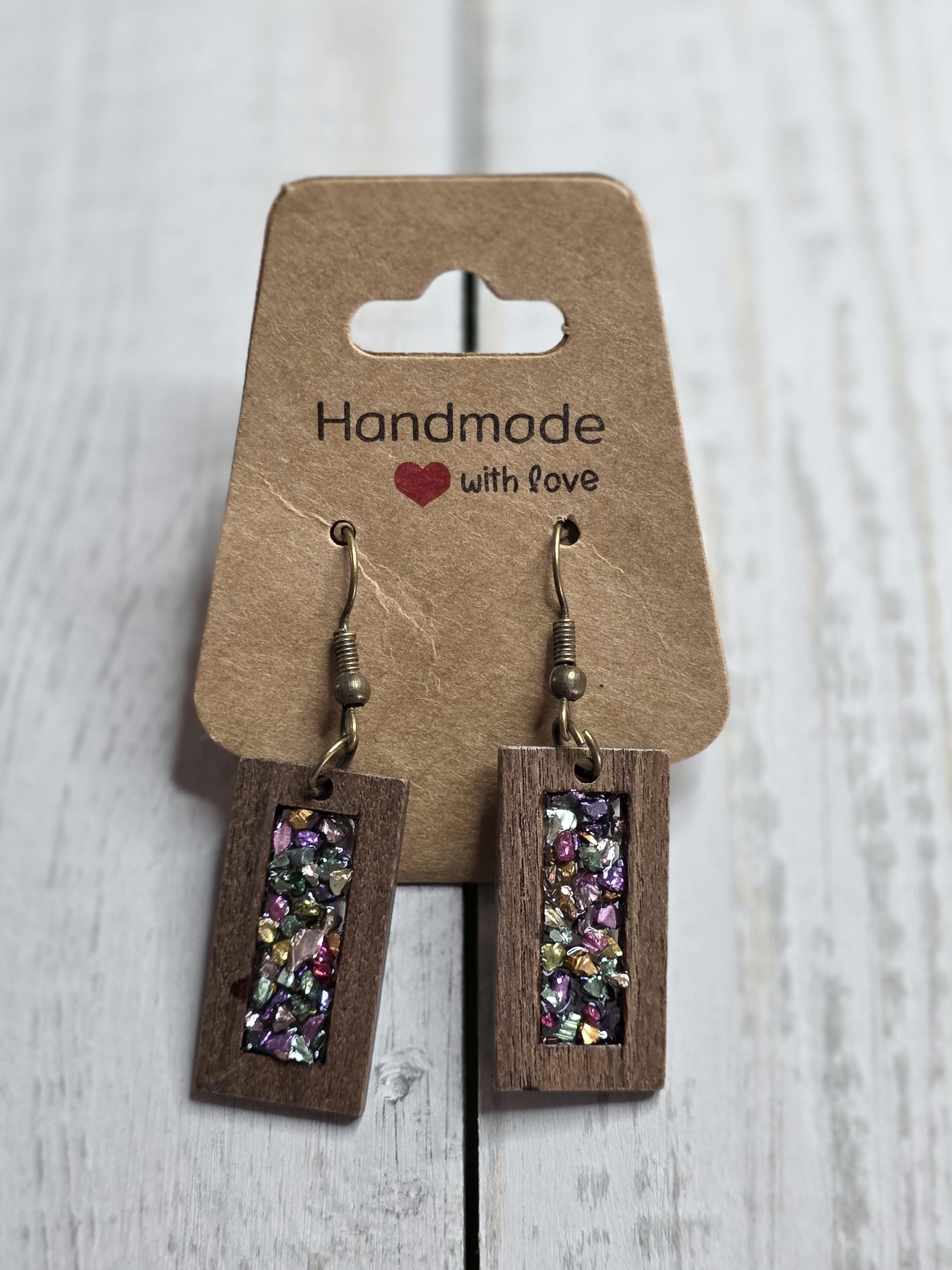 Confetti Resin Earrings