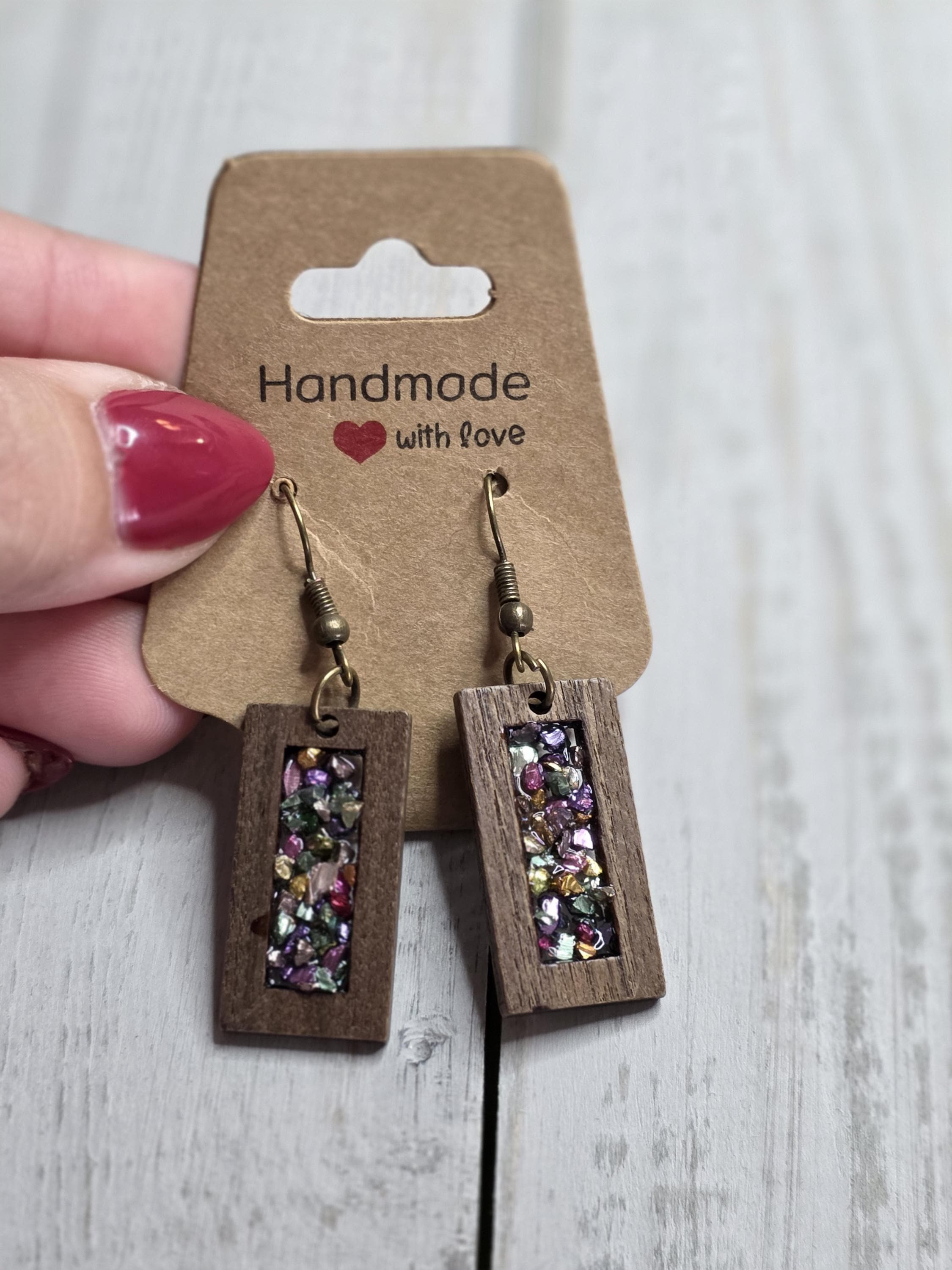 Confetti Resin Earrings