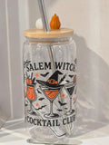 16 oz Salem Witch Cocktail Club Acrylic Tumbler