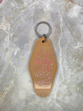 We Rise By Lifting Others Vintage Motel Keychain